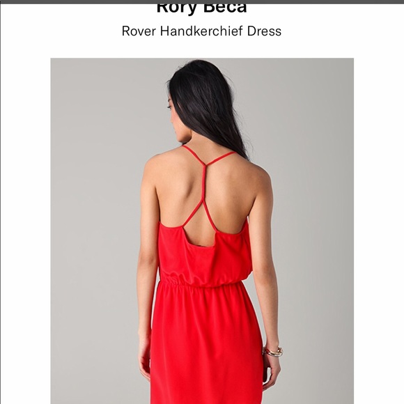 Red Rory Beca Rover Handkerchief dress - Picture 5 of 7